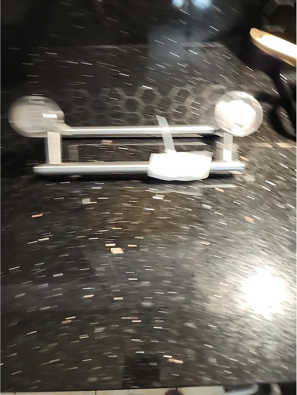 Silver Towel bar